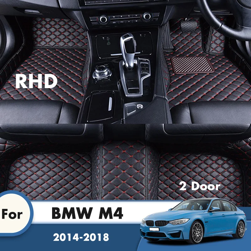 RHD Car Floor Mats For BMW M4 2 Door 2018 2017 2016 2015 2014 Car Interior Accessories Styling Custom Leather Carpets Rug Cover
RHD Car Floor Mats For BMW M4 2 Door 2018 2017 2016 2015 2014 Car Interior Accessories Styling Custom Leather Carpets Rug Cover