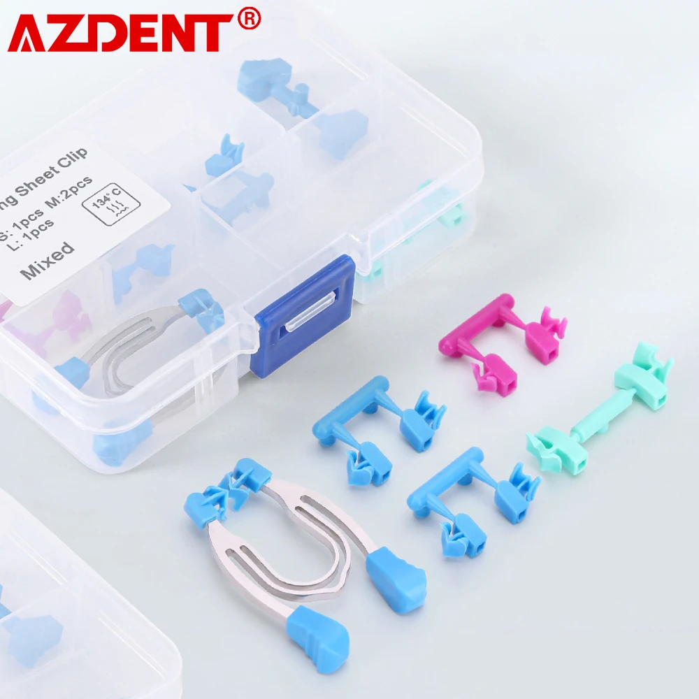 AZDENT Dental Sectional Contoured Matrix Clip Clamps Wedges New Type Rings Plier Set with Replacement Parts Dentistry
AZDENT Dental Sectional Contoured Matrix Clip Clamps Wedges New Type Rings Plier Set with Replacement Parts Dentistry