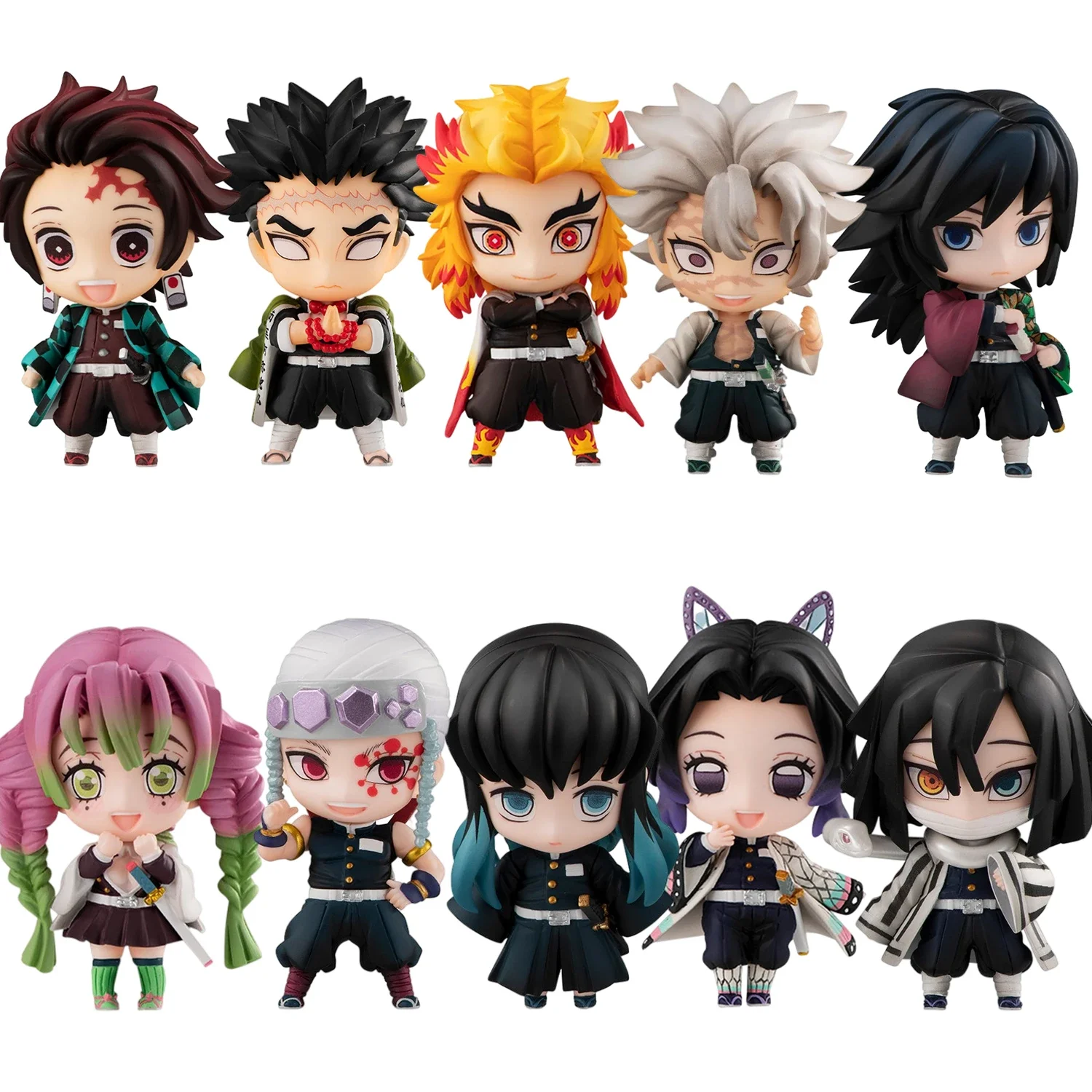 Фигурки Kanroji Anime Slayer Mitsuri, Kochou Giyuu Tomioka Rengoku, игрушки Tanjirou, фигурка модели Shinjurou, 10 шт./комплект, демон шинобу
Фигурки Kanroji Anime Slayer Mitsuri, Kochou Giyuu Tomioka Rengoku, игрушки Tanjirou, фигурка модели Shinjurou, 10 шт./комплект, демон шинобу