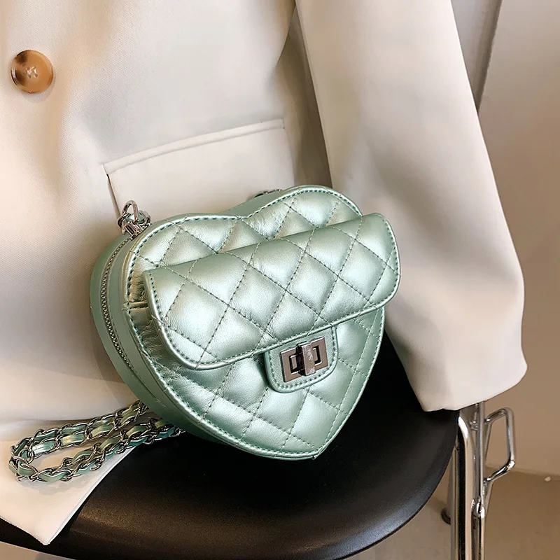 Spring New Love Heart Shape Crossbody Bags for Women Thread Lingge Pattern Female Small Shoulder Bag Mini Zipper Messenger Bag
Spring New Love Heart Shape Crossbody Bags for Women Thread Lingge Pattern Female Small Shoulder Bag Mini Zipper Messenger Bag
