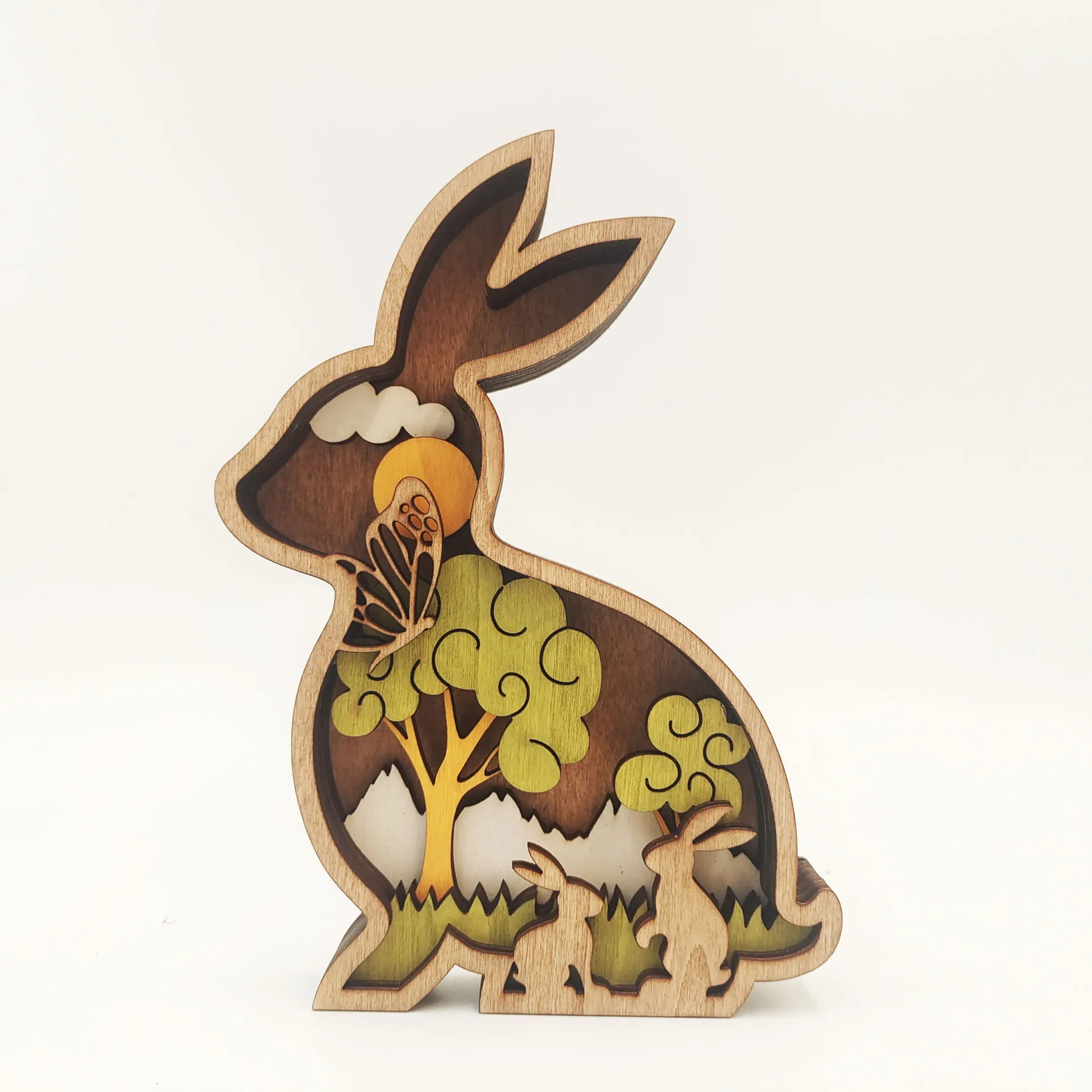 Easter Wooden Crafts Decoration Home Decoration Spring Butterfly Rabbit Hen Decoration
Easter Wooden Crafts Decoration Home Decoration Spring Butterfly Rabbit Hen Decoration