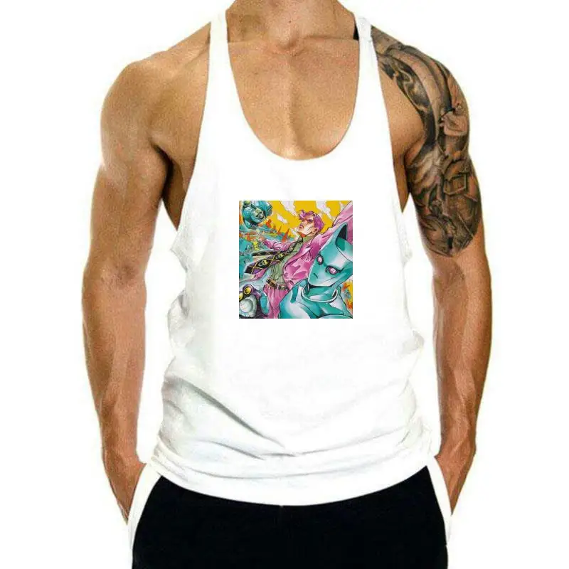 JJBA - Kira TSDFC O-Neck Athletic tank top men Pure Cotton tank top men Men Women Unisex sleeveless tank top men unisex men wome
JJBA - Kira TSDFC O-Neck Athletic tank top men Pure Cotton tank top men Men Women Unisex sleeveless tank top men unisex men wome