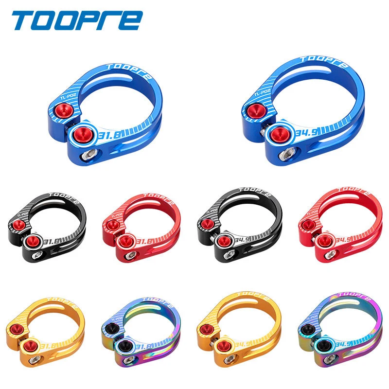 Toopre Bike Seat Post Clamp 31.8 34.9mm Mountain Aluminum Alloy Ultralight Mountain Bicycle Seatpost Clamps Cycling Parts 15g
Toopre Bike Seat Post Clamp 31.8 34.9mm Mountain Aluminum Alloy Ultralight Mountain Bicycle Seatpost Clamps Cycling Parts 15g