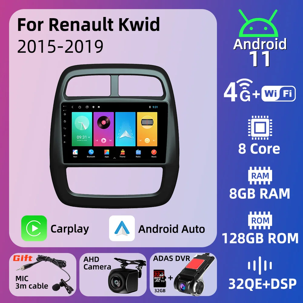 2 Din Android Car Radio Stereo for Renault Kwid 2015-2019 GPS Navigation FM Car Multimedia Player Head Unit Autoradio Audio Auto
2 Din Android Car Radio Stereo for Renault Kwid 2015-2019 GPS Navigation FM Car Multimedia Player Head Unit Autoradio Audio Auto