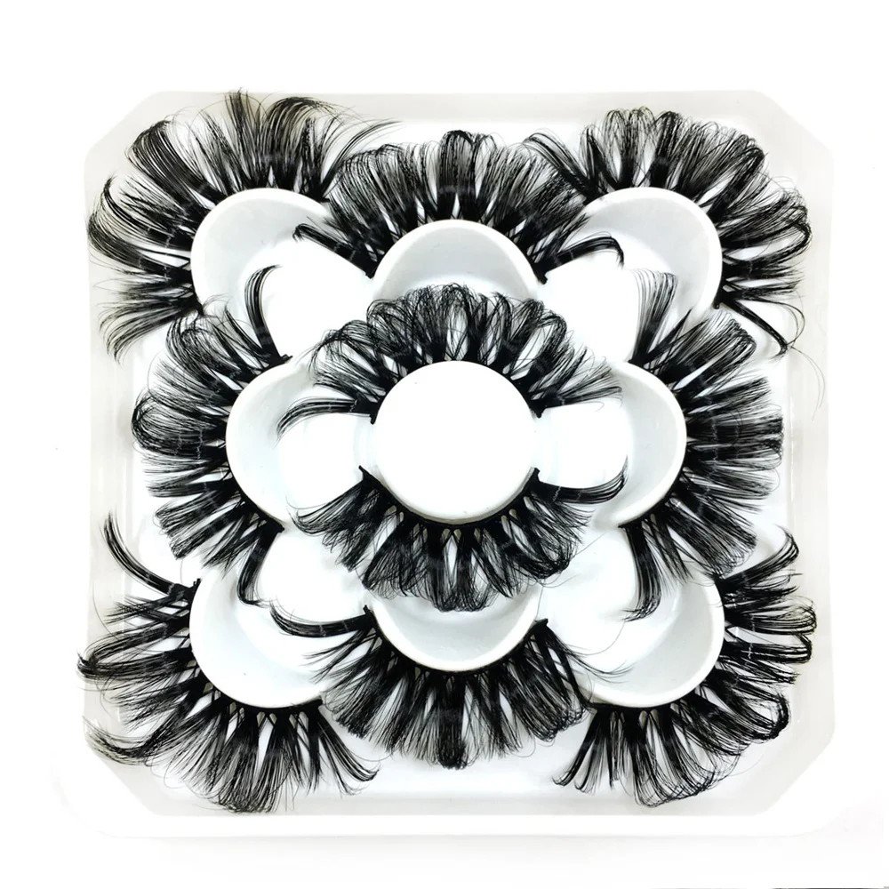 5 Pairs New 25mm Natural 3D False Eyelashes Fake Lashes Makeup Kit Mink Lashes Extension Easy Fan Mink Eye Lashes Kit Wholesale
5 Pairs New 25mm Natural 3D False Eyelashes Fake Lashes Makeup Kit Mink Lashes Extension Easy Fan Mink Eye Lashes Kit Wholesale