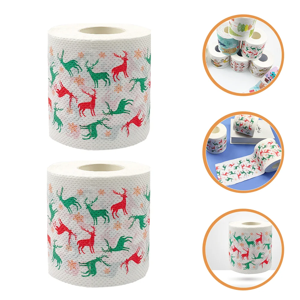 Paper Toilet Napkin Christmas Xmas Tissue Holiday Rolls Table Bath Roll Cover Tissues Pranky Prank Claus Santa Kitchen
Paper Toilet Napkin Christmas Xmas Tissue Holiday Rolls Table Bath Roll Cover Tissues Pranky Prank Claus Santa Kitchen
