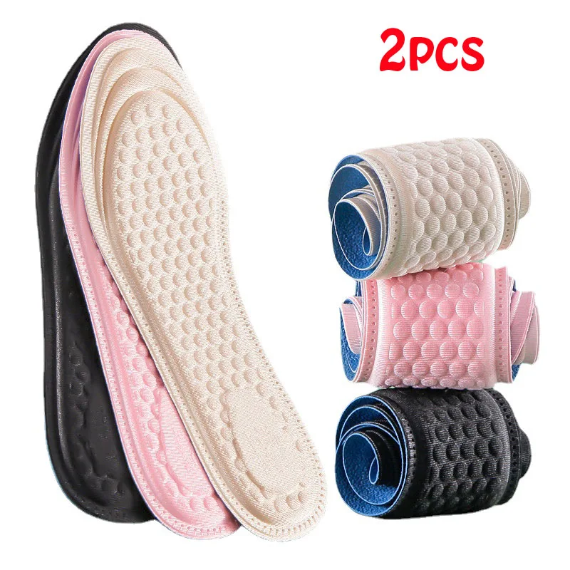 2pcs Memory Foam Insoles for Women Shoes Breathable Running Cushion Sneakers Insoles Comfortable Soft Sole Pads Feet Care Insole
2pcs Memory Foam Insoles for Women Shoes Breathable Running Cushion Sneakers Insoles Comfortable Soft Sole Pads Feet Care Insole