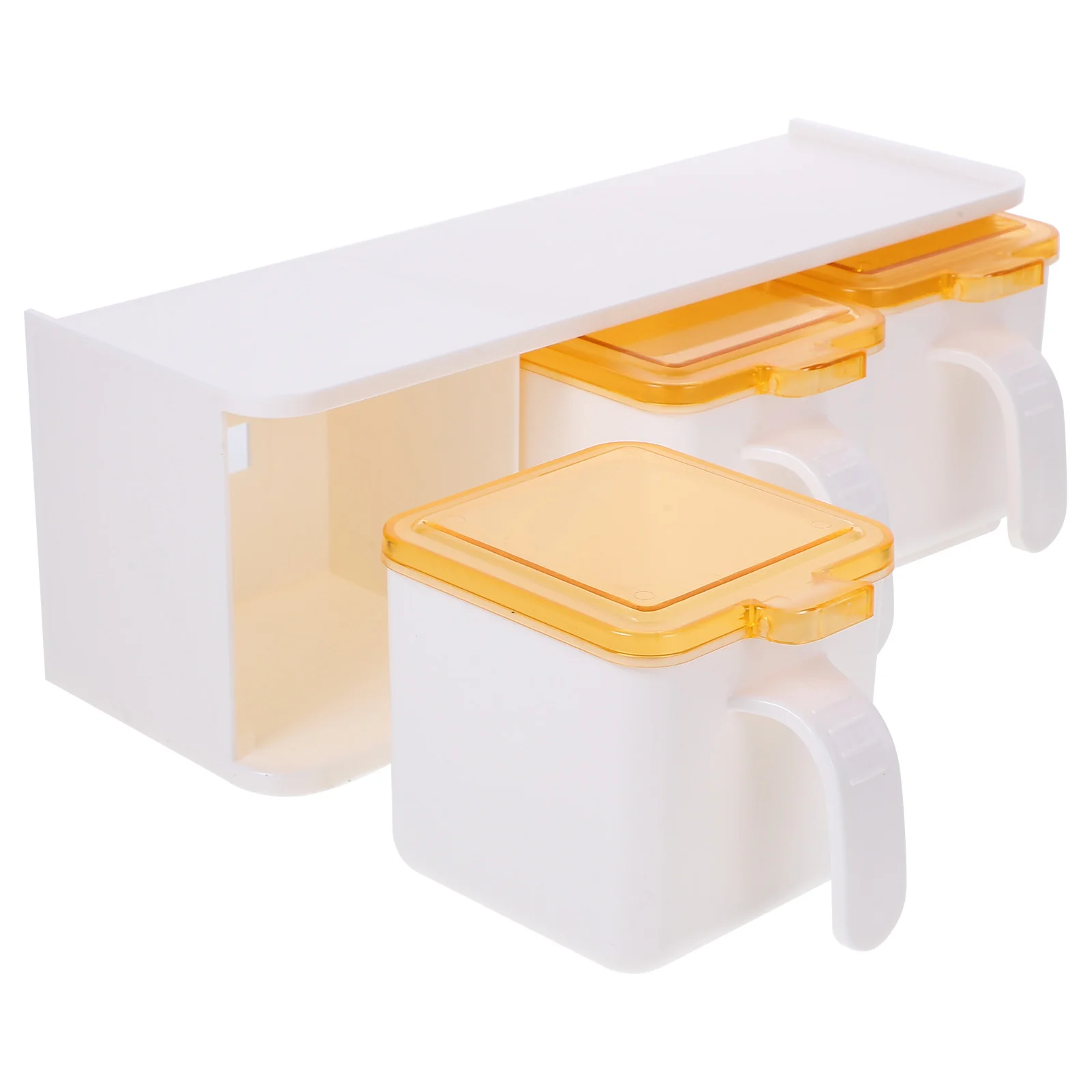 Wall Mounted Seasoning Box Condiment Bottles Delicate Spice Jar Lovely Container Household Abs Compact Home Accessory Reusable
Wall Mounted Seasoning Box Condiment Bottles Delicate Spice Jar Lovely Container Household Abs Compact Home Accessory Reusable