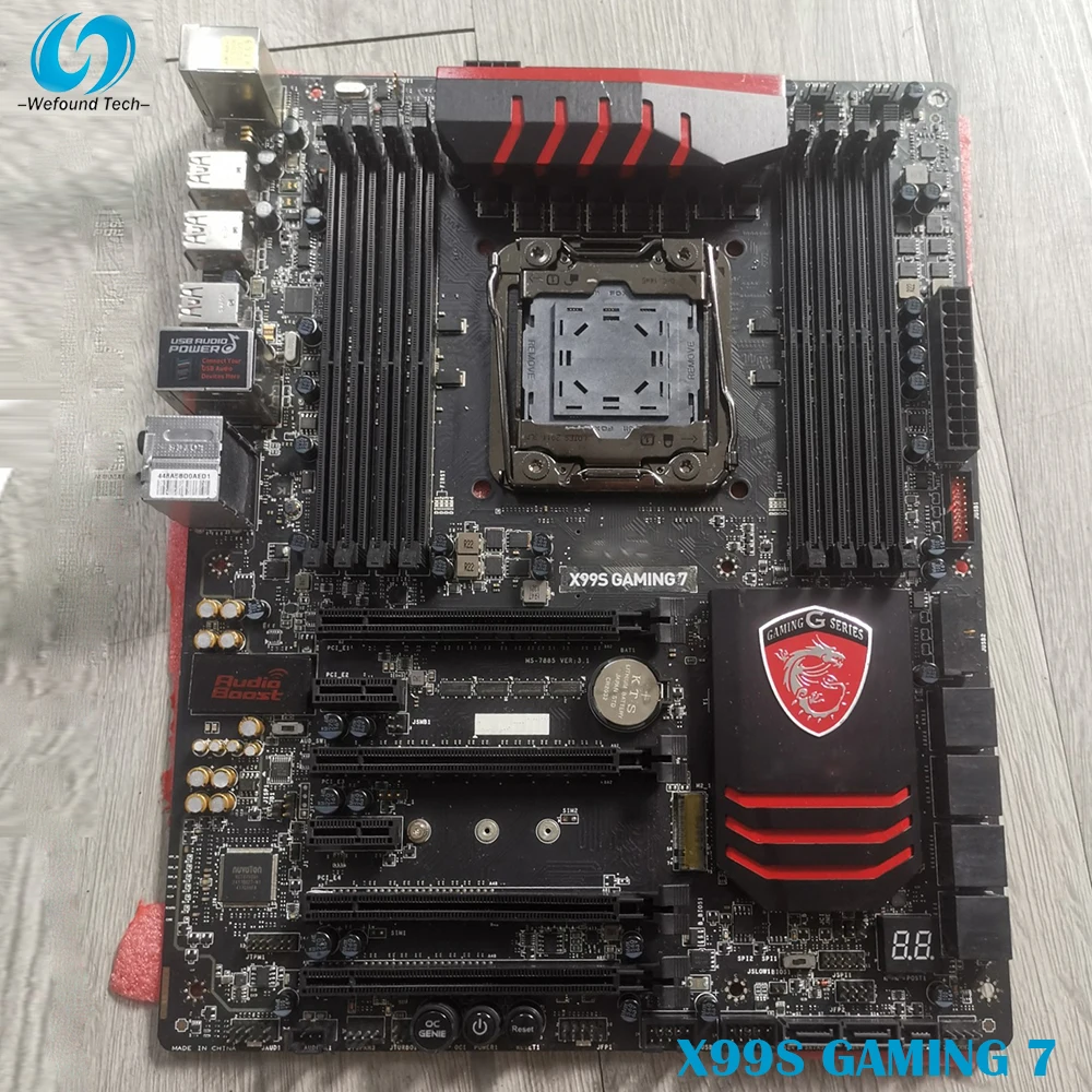 X99S игровая 7 Материнская плата Msi для настольного компьютера, стандартная DDR4 M.2 USB 3.0 SATA3 3,0 Гб ATX, протестирована, быстрая доставка
X99S игровая 7 Материнская плата Msi для настольного компьютера, стандартная DDR4 M.2 USB 3.0 SATA3 3,0 Гб ATX, протестирована, быстрая доставка