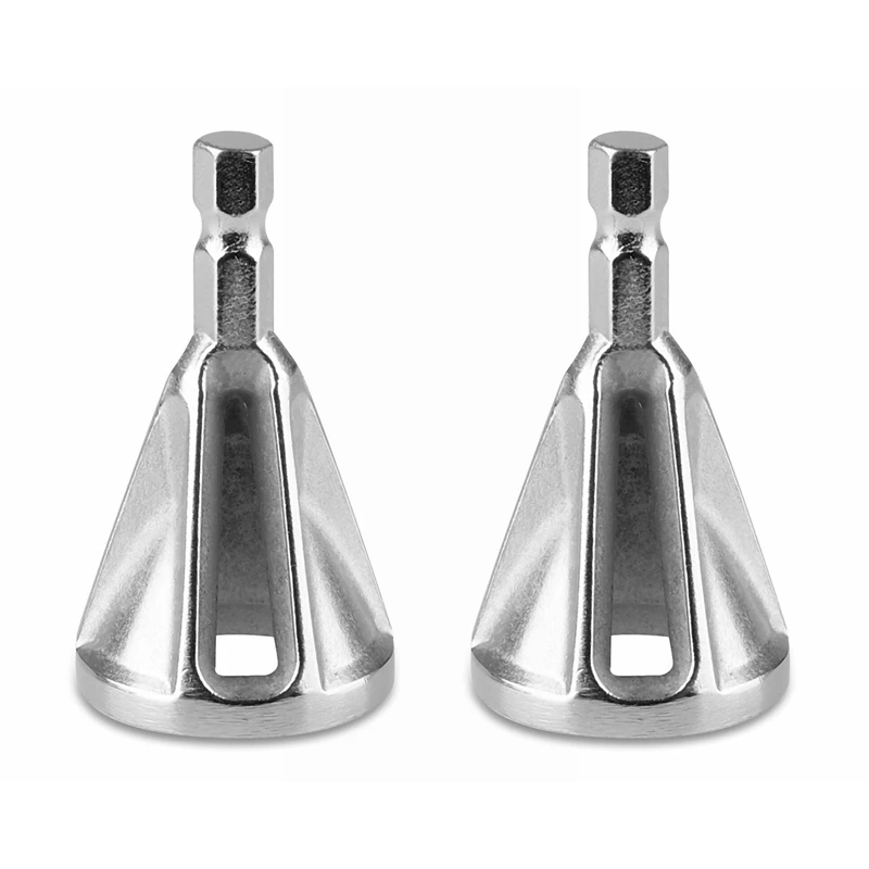 2X Stainless Steel Silver Deburring External Chamfer Tool Bit Remove Burr Repair 
2X Stainless Steel Silver Deburring External Chamfer Tool Bit Remove Burr Repair