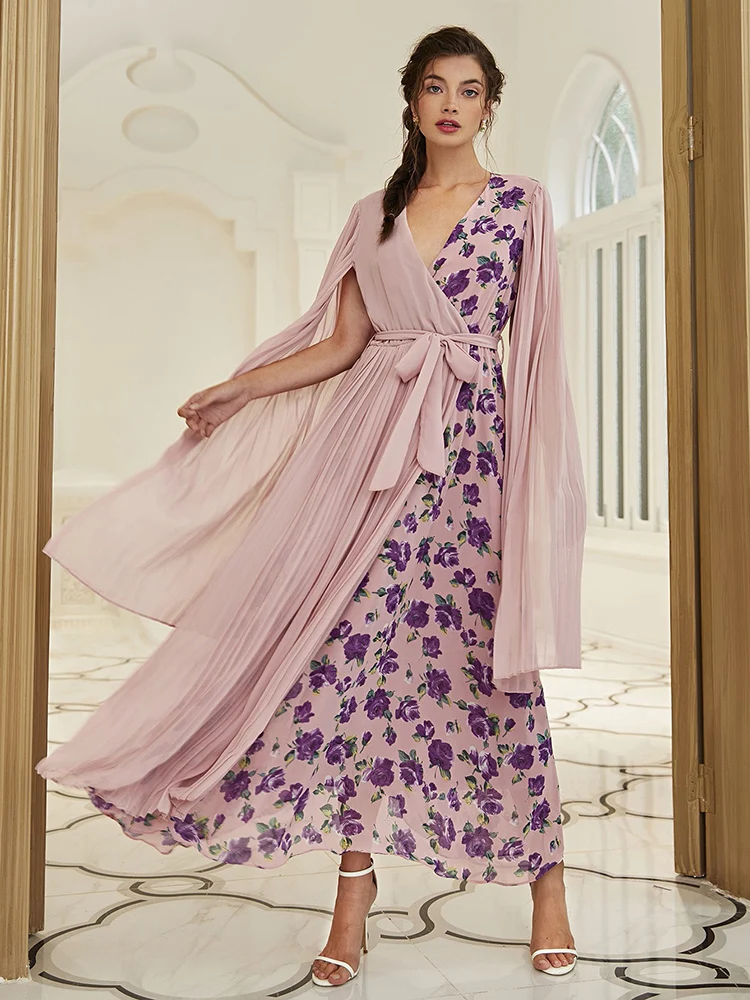 TOLEEN Women Elegant Maxi Long Dresses 2022 Summer Casual Floral Belt Batwing Muslim Turkish African Evening Party Robe Vestidos
TOLEEN Women Elegant Maxi Long Dresses 2022 Summer Casual Floral Belt Batwing Muslim Turkish African Evening Party Robe Vestidos