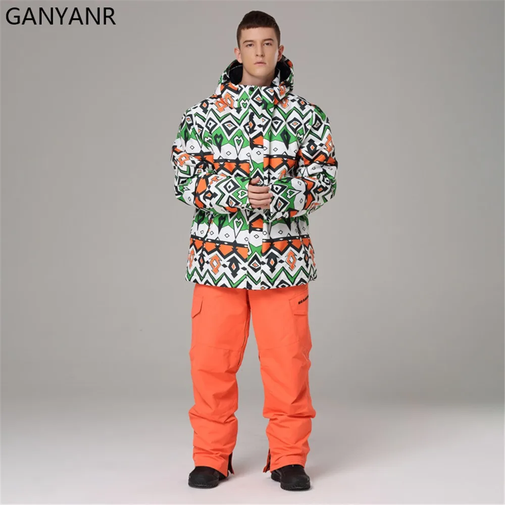 GANYANR Snowboarding Suits Men Ski Sets Winter Snow Pants Jackets Warm Hiking Outdoor Camping Sports Fishing Waterproof 2022
GANYANR Snowboarding Suits Men Ski Sets Winter Snow Pants Jackets Warm Hiking Outdoor Camping Sports Fishing Waterproof 2022
