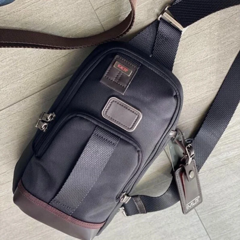Tumi Men's Messenger Bag Ballistic Nylon Multi-Functional Shoulder Bag Contrast Color Fashion Chest Bag
Tumi Men's Messenger Bag Ballistic Nylon Multi-Functional Shoulder Bag Contrast Color Fashion Chest Bag