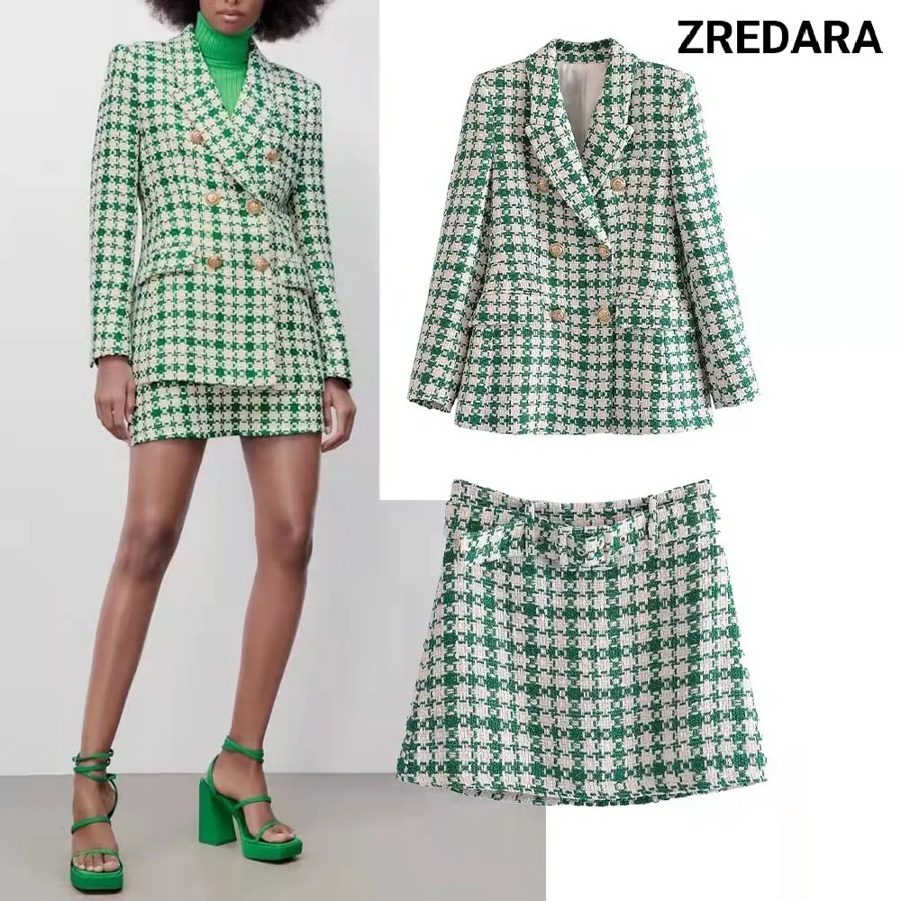 PB&ZA 2022 Women's Spring New Fashion Double Breasted Casual Blazer Retro Long Sleeve Pocket Women's Jacket Coat Chic, Skirt
PB&ZA 2022 Women's Spring New Fashion Double Breasted Casual Blazer Retro Long Sleeve Pocket Women's Jacket Coat Chic, Skirt