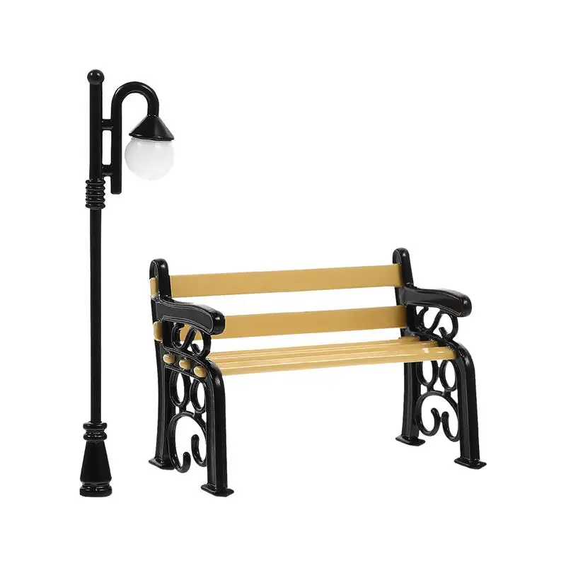 1 Set Mini House Furniture Mini Street Light Miniature Bench Kids Miniature Toys Doll House Furniture Decoration
1 Set Mini House Furniture Mini Street Light Miniature Bench Kids Miniature Toys Doll House Furniture Decoration