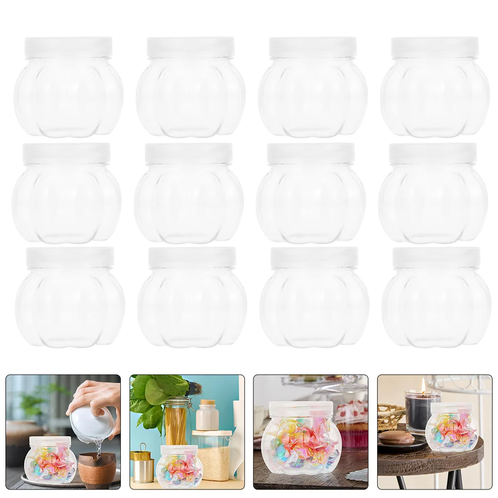 20Pcs Clear Candy Jars Pumpkin Shaped Cookie Jar Halloween Sweet Storage Container
20Pcs Clear Candy Jars Pumpkin Shaped Cookie Jar Halloween Sweet Storage Container