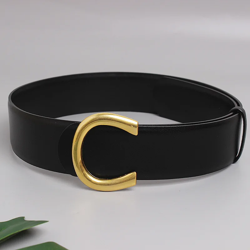 Waistband women's waistband with dress coat cowhide belt can be used on both sides
Waistband women's waistband with dress coat cowhide belt can be used on both sides
