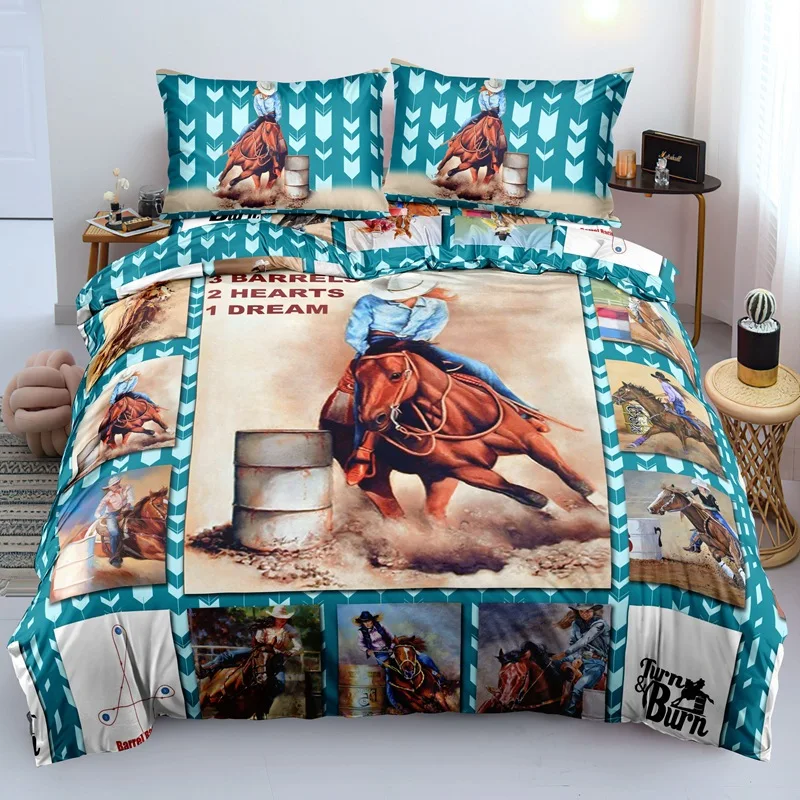 Horse Racing Bedding Set for Boys Horse Duvet Cover With Pillowcase Teens 3D Horse Sports Quilt Comforter Cover Set Twin Size
Horse Racing Bedding Set for Boys Horse Duvet Cover With Pillowcase Teens 3D Horse Sports Quilt Comforter Cover Set Twin Size