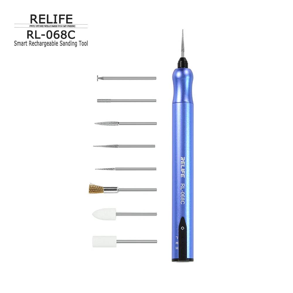 Умная шлифовальная ручка RELIFE RL-068C для ЦП IC, полировка, решетка, резка ЖК-дисплея, удаление Оса, клей, многофункциональный инструмент для ремонта
Умная шлифовальная ручка RELIFE RL-068C для ЦП IC, полировка, решетка, резка ЖК-дисплея, удаление Оса, клей, многофункциональный инструмент для ремонта