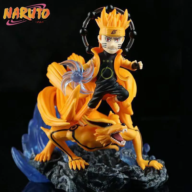 Боевая статуя Bandai Naruto с маленькими желтыми волосами для верховой езды, с девятью хвостами, экшн-фигурки из шести удзумаки, игрушки для детей
Боевая статуя Bandai Naruto с маленькими желтыми волосами для верховой езды, с девятью хвостами, экшн-фигурки из шести удзумаки, игрушки для детей