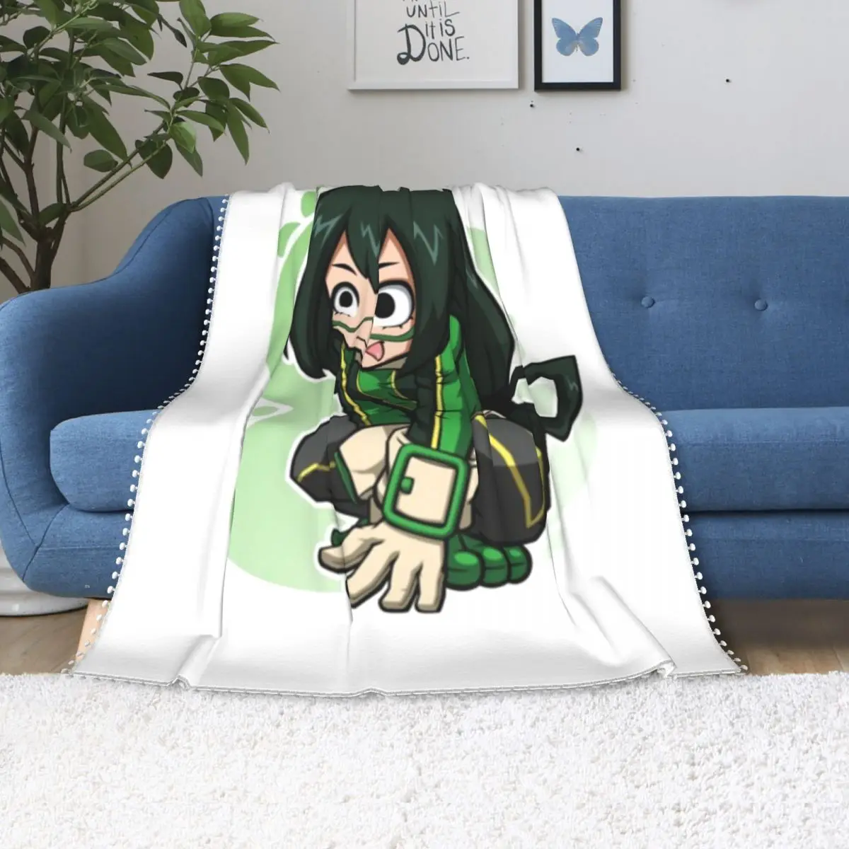 Tsuyu Asui Blanket My Hero Academia Fleece Armchair Blanket Super Soft Cheap Cute Bedspread
Tsuyu Asui Blanket My Hero Academia Fleece Armchair Blanket Super Soft Cheap Cute Bedspread