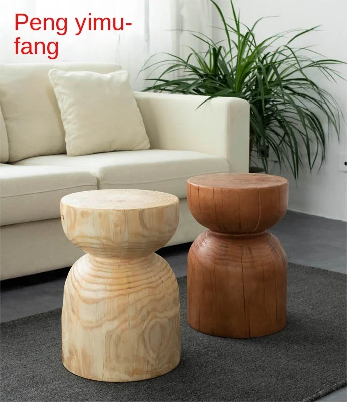 Household round tea table stool short simple solid wood edge several tree piers creative log home stay ornaments root carving
Household round tea table stool short simple solid wood edge several tree piers creative log home stay ornaments root carving