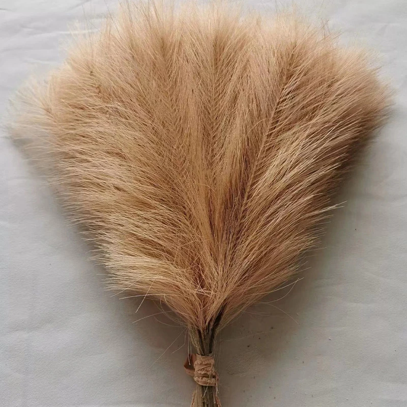 Reed Artificial Pampas Grass Bouquet Fluffy Simulate Feather Boho Home Wedding Party Decor Flower Wall Vase Fake Plants
Reed Artificial Pampas Grass Bouquet Fluffy Simulate Feather Boho Home Wedding Party Decor Flower Wall Vase Fake Plants
