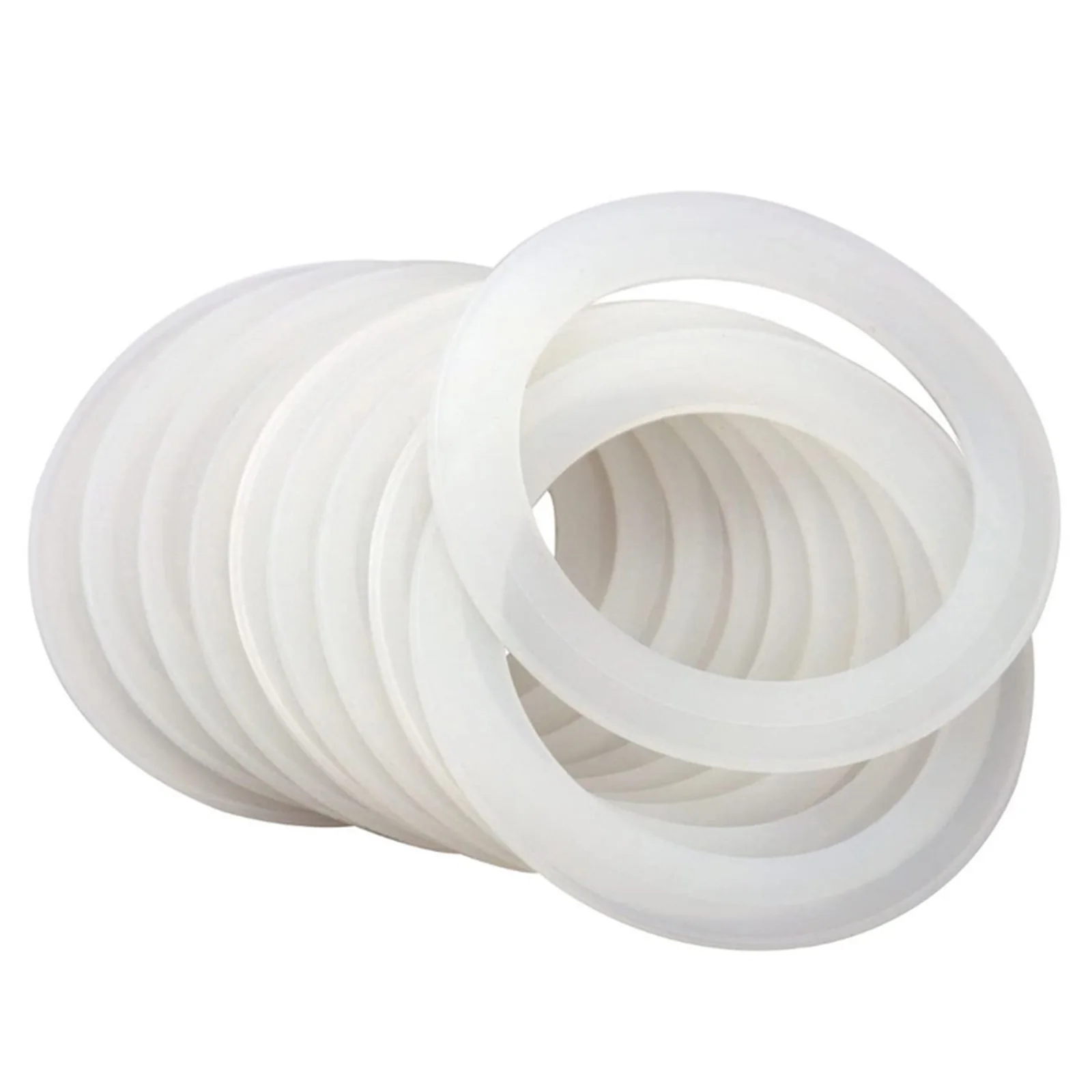 10pcs Reusable Silicone Sealing Rings Sealing Gaskets for Mason Jars Lids platinum platinum
10pcs Reusable Silicone Sealing Rings Sealing Gaskets for Mason Jars Lids platinum platinum