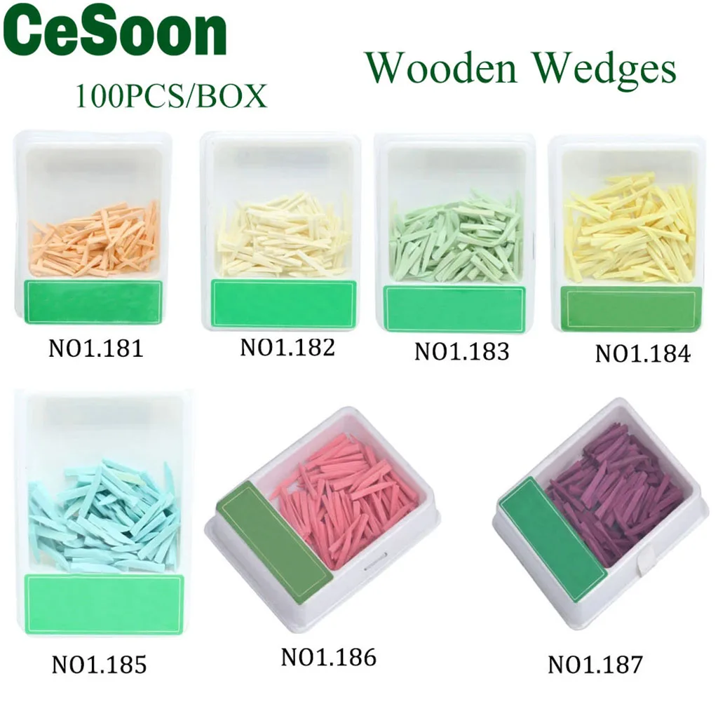 100 Pcs/Set Dental Wooden Wedges Filling Teeth Whitening Interdental Composite Dentist Supply Dentistry Material NO 1.181-1.187
100 Pcs/Set Dental Wooden Wedges Filling Teeth Whitening Interdental Composite Dentist Supply Dentistry Material NO 1.181-1.187