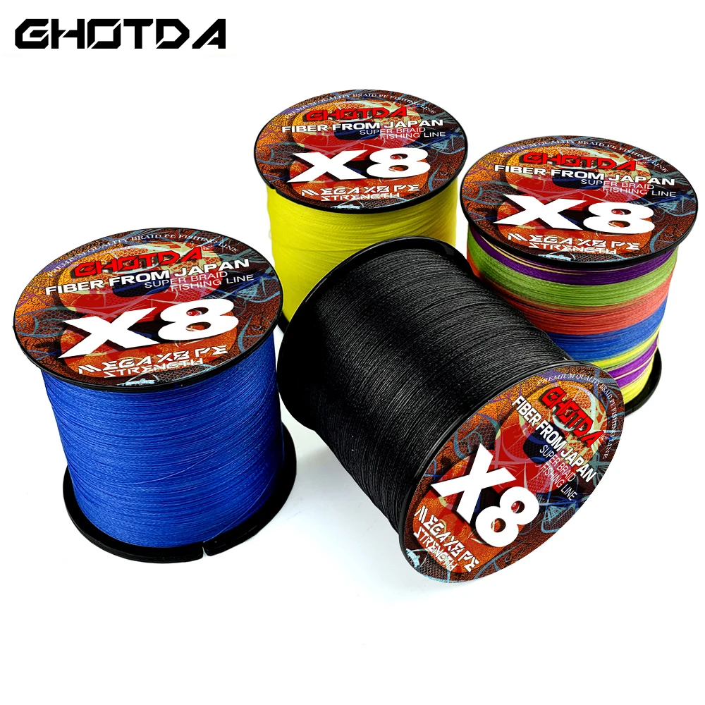 Оригинальная плетеная ПЭ Линия GHOTDA Hardcore X8 8, Универсальная линия для ловли карпа, окуня, кальмара, 500 м, 8,2-35,8 кг
Оригинальная плетеная ПЭ Линия GHOTDA Hardcore X8 8, Универсальная линия для ловли карпа, окуня, кальмара, 500 м, 8,2-35,8 кг