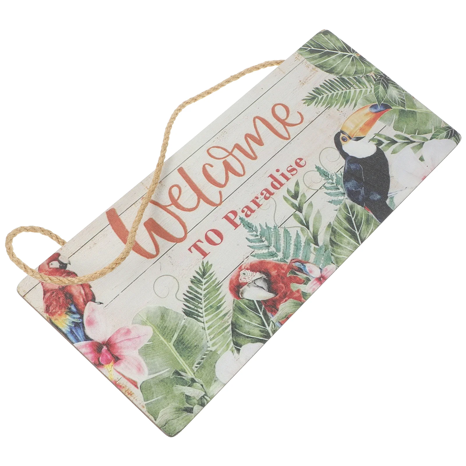 Parrot and Plants Printing Wooden Hanging Sign Hanging Plaque Decorative Door Sign
Parrot and Plants Printing Wooden Hanging Sign Hanging Plaque Decorative Door Sign