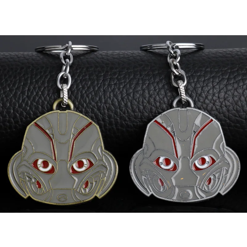 Marvel Metal Keychain Avengers Alliance 2 Cartoon Ultron Head Alloy Keyring Car Key Chain Bag Pendant Small Jewelry
Marvel Metal Keychain Avengers Alliance 2 Cartoon Ultron Head Alloy Keyring Car Key Chain Bag Pendant Small Jewelry