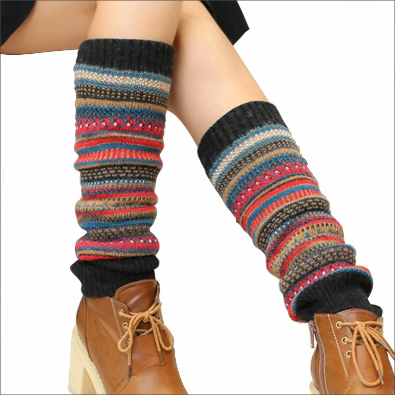 New Warm Winter Thermal Cashmere Stockings Women Knee Socks Wool Colorful Women's Knitted Thicken Legging for Girl
New Warm Winter Thermal Cashmere Stockings Women Knee Socks Wool Colorful Women's Knitted Thicken Legging for Girl