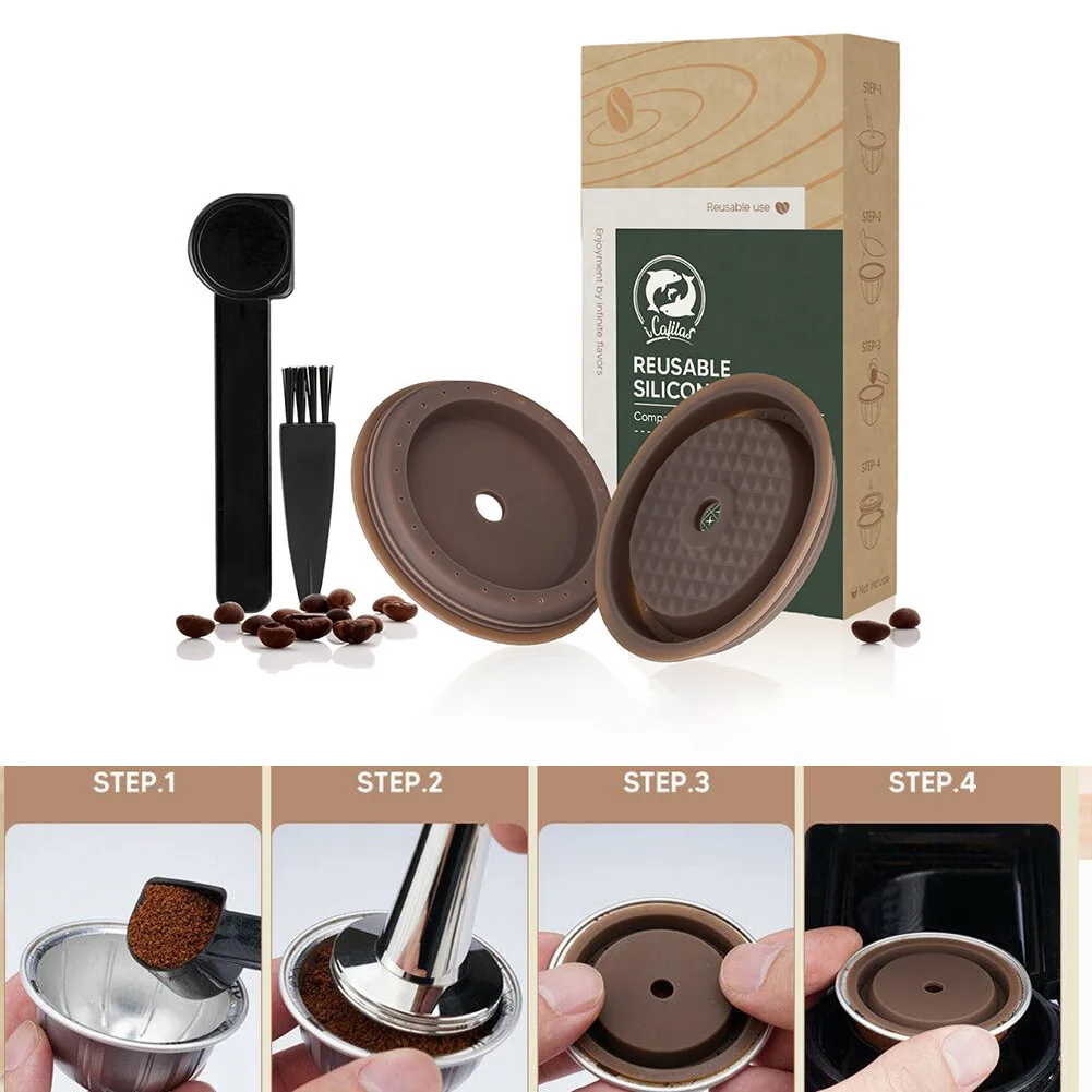 Silicone Cap Lids For Nespresso Vertuoline Capsule Pods 59mm Silicone Cover High Quality Reusable Coffee Tool Accessory
Silicone Cap Lids For Nespresso Vertuoline Capsule Pods 59mm Silicone Cover High Quality Reusable Coffee Tool Accessory