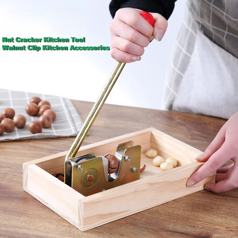Heavy Duty Nutcracker Nut Tweezers Manual Macadamia Opener Peeling Machine With Durable Metal Handle For Hazelnuts Almonds
Heavy Duty Nutcracker Nut Tweezers Manual Macadamia Opener Peeling Machine With Durable Metal Handle For Hazelnuts Almonds