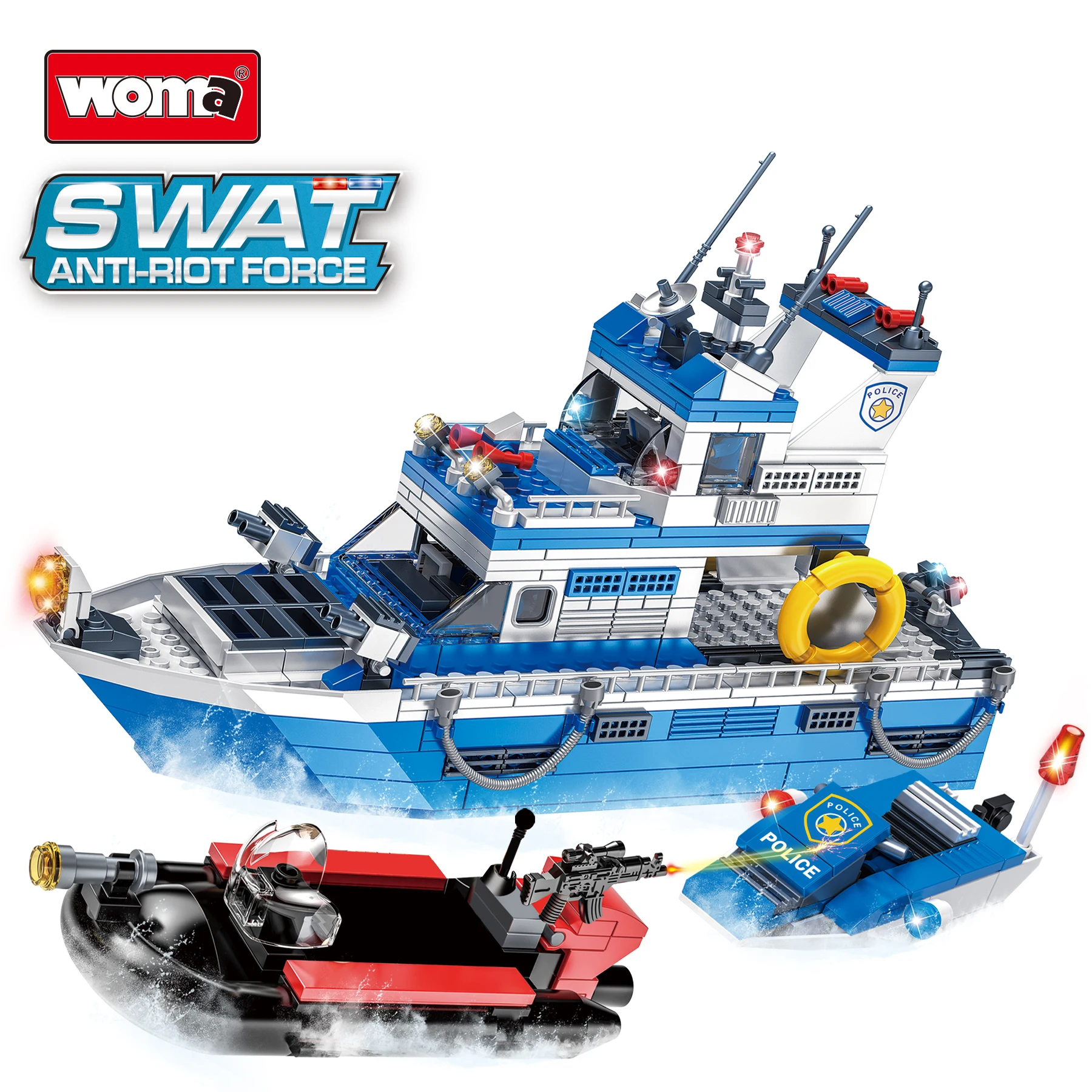 WOMA Police Coastal Patrol Building Blocks Kids Construct Super Set for Endless Fun and Adventure
WOMA Police Coastal Patrol Building Blocks Kids Construct Super Set for Endless Fun and Adventure