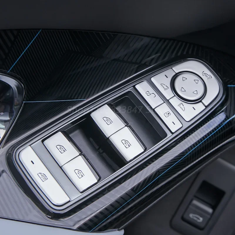 Для BYD SEAL ATTO4 EV наклейка на внутреннюю кнопку подъемная панель металлическая