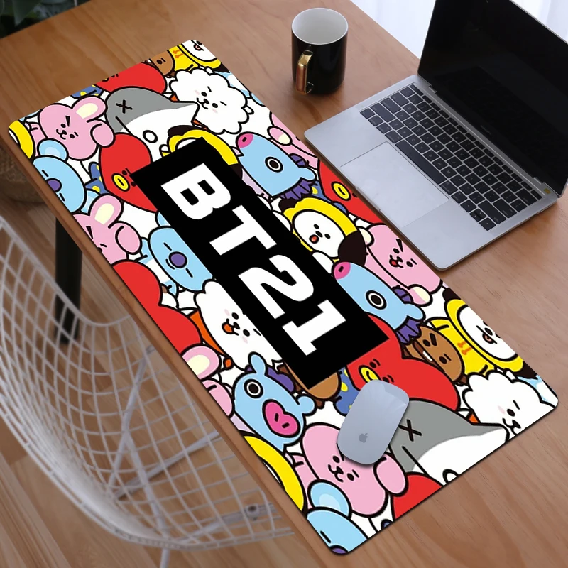 Коврик для мыши Kawaii Bt21, компьютерные аксессуары, настольные Коврики для ПК, игровой резиновый коврик, коврики для настольного компьютера, ко...
Коврик для мыши Kawaii Bt21, компьютерные аксессуары, настольные Коврики для ПК, игровой резиновый коврик, коврики для настольного компьютера, ко...