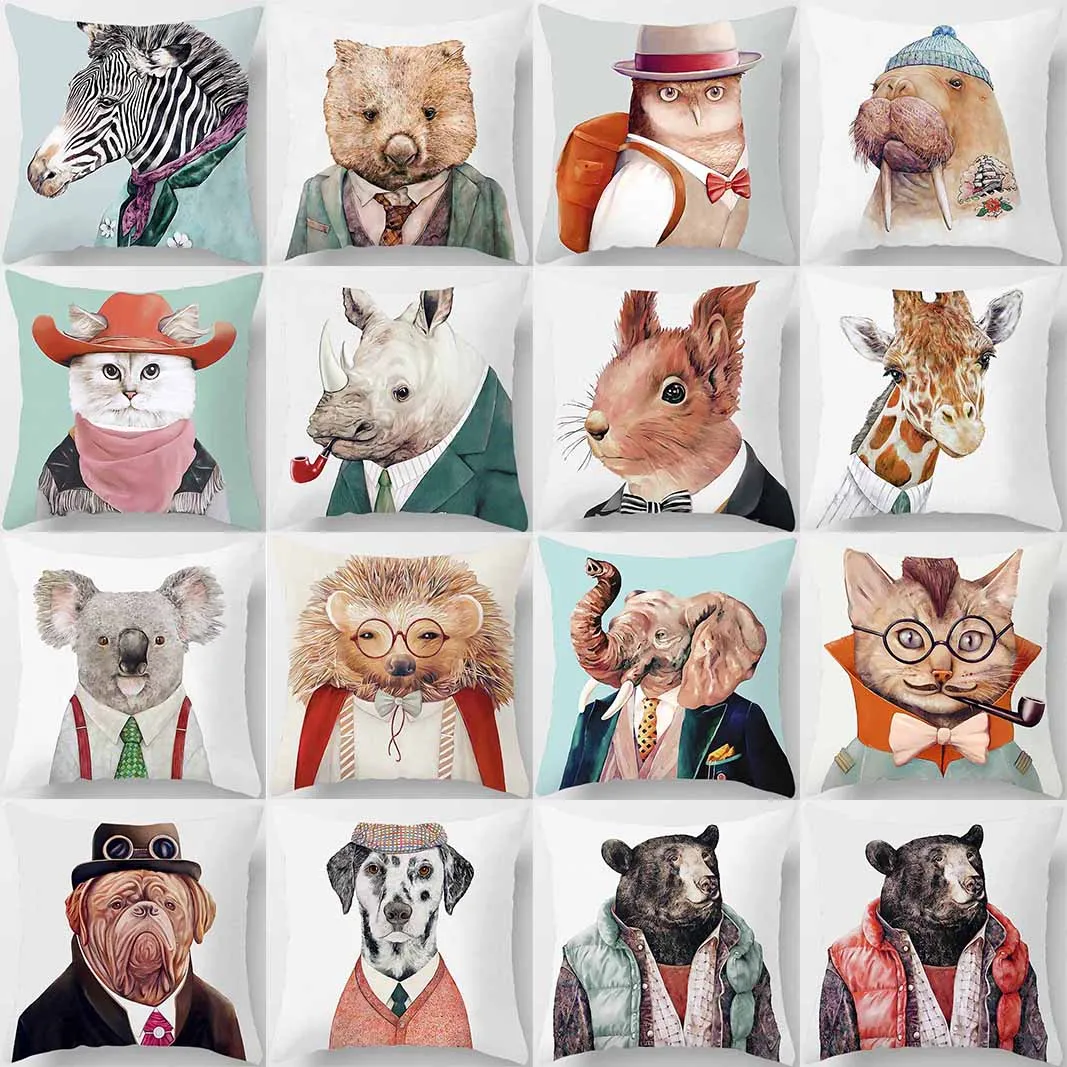 Наволочка серии «Mr. Animal», квадратная декоративная наволочка для дома и офиса (45 см * 45 см)
Наволочка серии «Mr. Animal», квадратная декоративная наволочка для дома и офиса (45 см * 45 см)