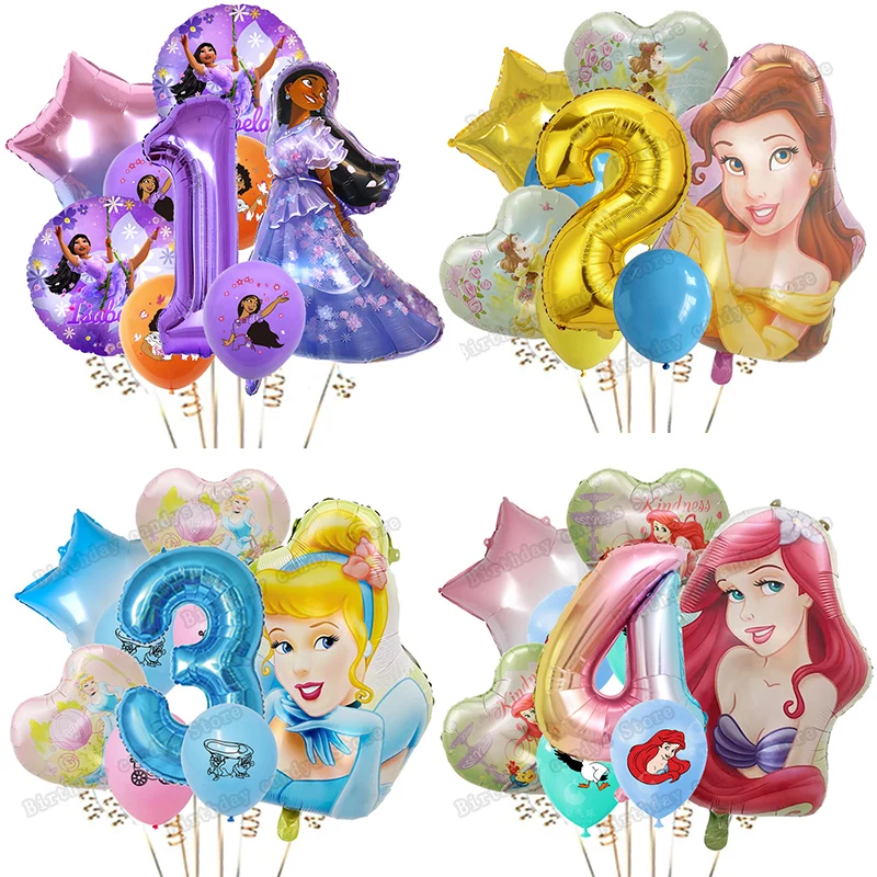 Disney Encanto Mirabel Isabella Party Balloon Set Cinderella Belle Mermaid ArielTheme For Kid Girl 1 2 3th Birthday Decor Globos
Disney Encanto Mirabel Isabella Party Balloon Set Cinderella Belle Mermaid ArielTheme For Kid Girl 1 2 3th Birthday Decor Globos