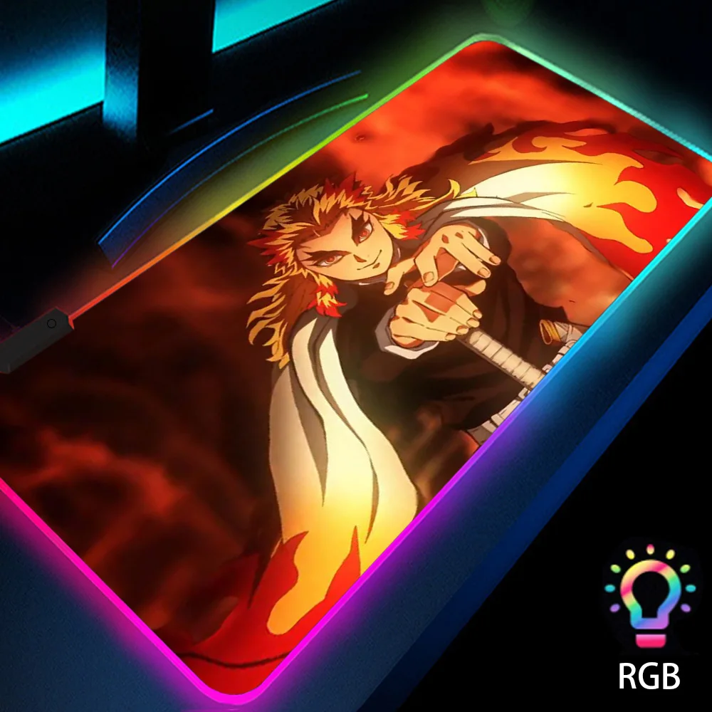 Demon Slayer Anime Figure Backlit Keyboard Mouse Pad Cool Stuff for Desk Rubber Led Rgb Big Mousepad 900x400 Desktop Accessories
Demon Slayer Anime Figure Backlit Keyboard Mouse Pad Cool Stuff for Desk Rubber Led Rgb Big Mousepad 900x400 Desktop Accessories