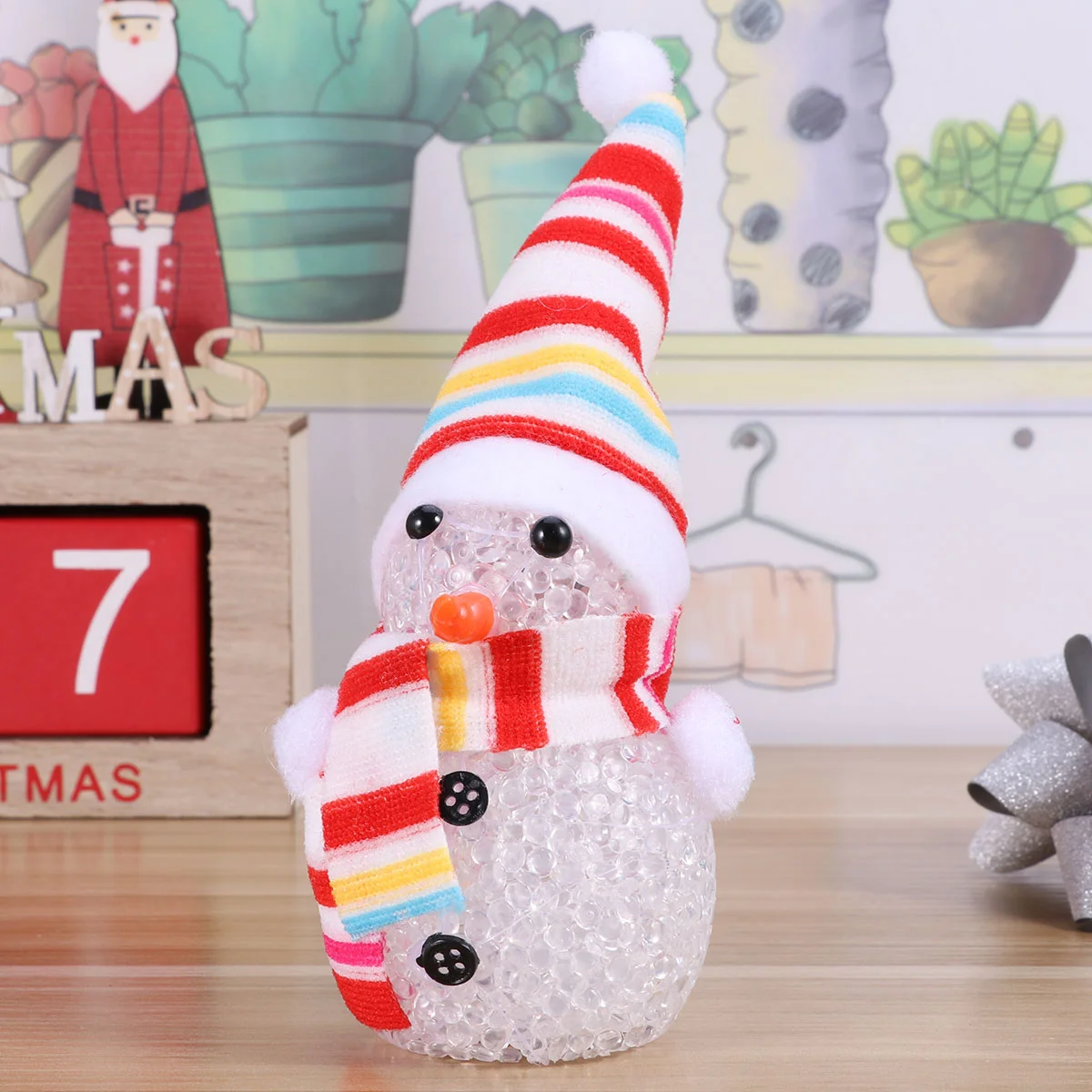 Snowman Christmas Glowing Led Ornament Santa Minicolor Changing Lighted Decor Ornaments
Snowman Christmas Glowing Led Ornament Santa Minicolor Changing Lighted Decor Ornaments