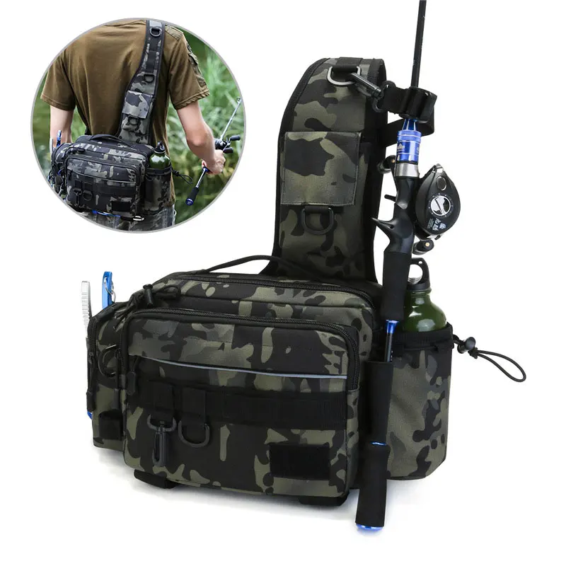 Multifunctional Fishing Pockets, Fishing Bait, Outdoor Sports Equipment, Storage Bag, Shoulder Bag, Messenger Bag
Multifunctional Fishing Pockets, Fishing Bait, Outdoor Sports Equipment, Storage Bag, Shoulder Bag, Messenger Bag