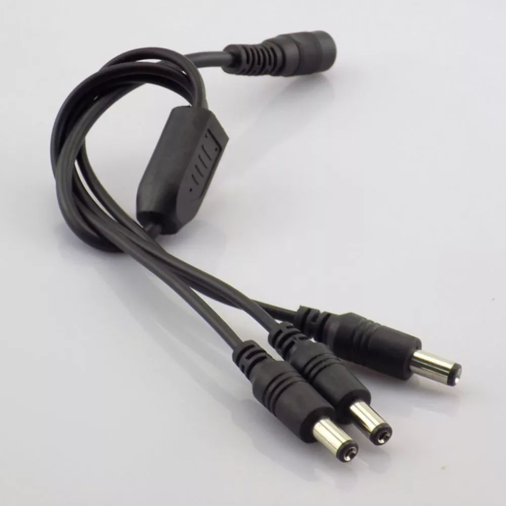 1 Female to 3 Male DC Power jack Adapter Splitter 3 way Plug Cable 5.5mm*2.1mm 12V Supply for CCTV Security Camera led strip
1 Female to 3 Male DC Power jack Adapter Splitter 3 way Plug Cable 5.5mm*2.1mm 12V Supply for CCTV Security Camera led strip