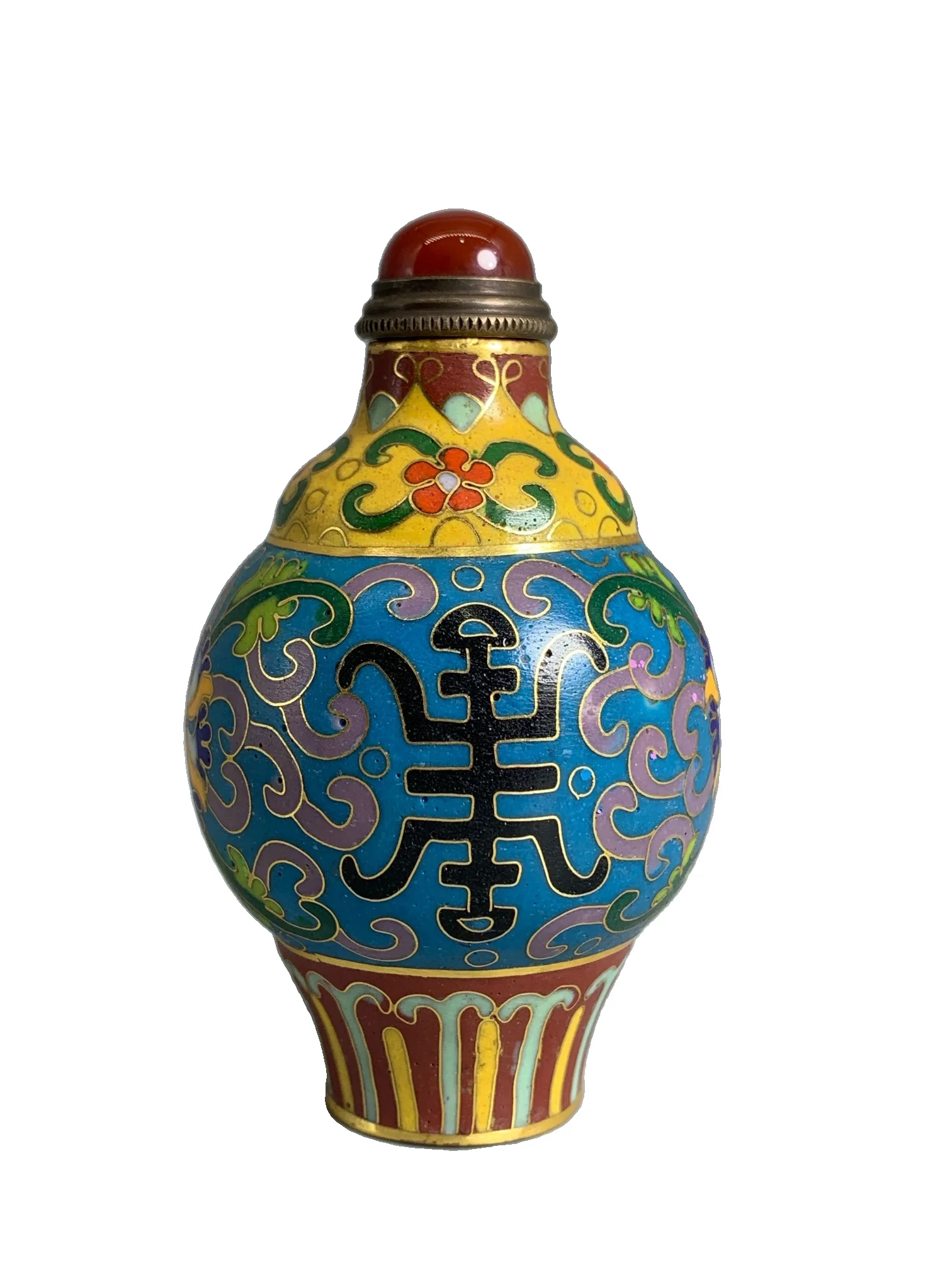 MOZART Cloisonne Cloisonné Enamel Snuff Bottle Style 3510 Chinese Traditional Style Antiques Fine Art Gifts Crafts
MOZART Cloisonne Cloisonné Enamel Snuff Bottle Style 3510 Chinese Traditional Style Antiques Fine Art Gifts Crafts