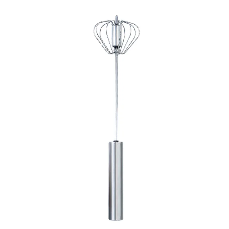 Kitchen Tools 304 Stainless Steel Manual Pressure Semi-automatic Egg Beater Self Turning Tools Cream Utensils Whisk
Kitchen Tools 304 Stainless Steel Manual Pressure Semi-automatic Egg Beater Self Turning Tools Cream Utensils Whisk