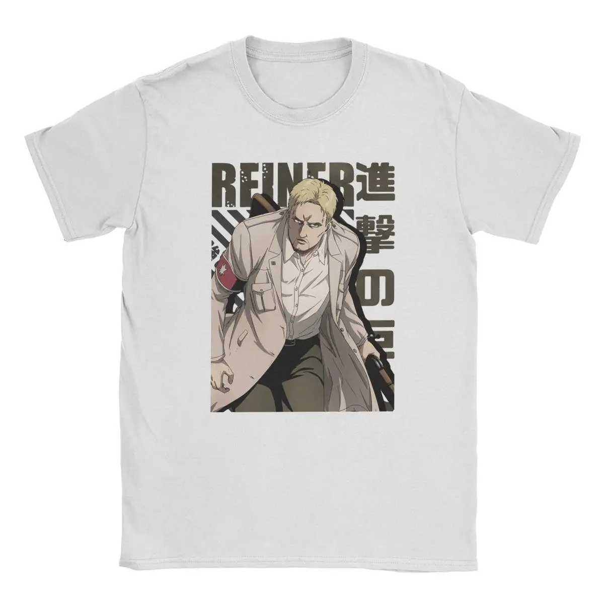 Shingeki No Kyojin Reiner Braun Attack On Titan T-Shirts for Men Pure Cotton Tees O Neck Short Sleeve T Shirt 6XL Clothing
Shingeki No Kyojin Reiner Braun Attack On Titan T-Shirts for Men Pure Cotton Tees O Neck Short Sleeve T Shirt 6XL Clothing