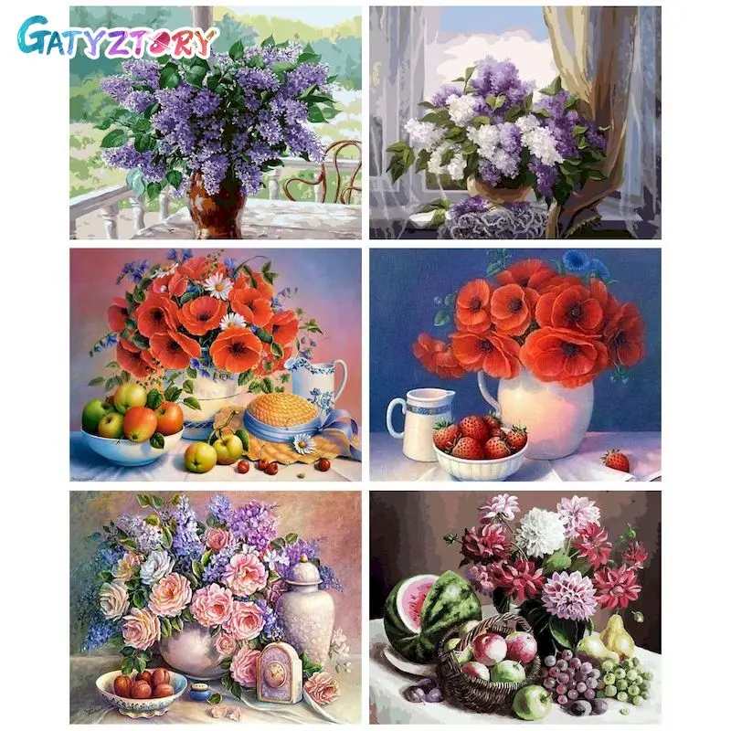 GATYZTORY DIY Paintings By Numbers Kits Acrylic Paint By Numbers For Adults Flowers On Canvas Modern Wall Home Decoration Gfit
GATYZTORY DIY Paintings By Numbers Kits Acrylic Paint By Numbers For Adults Flowers On Canvas Modern Wall Home Decoration Gfit