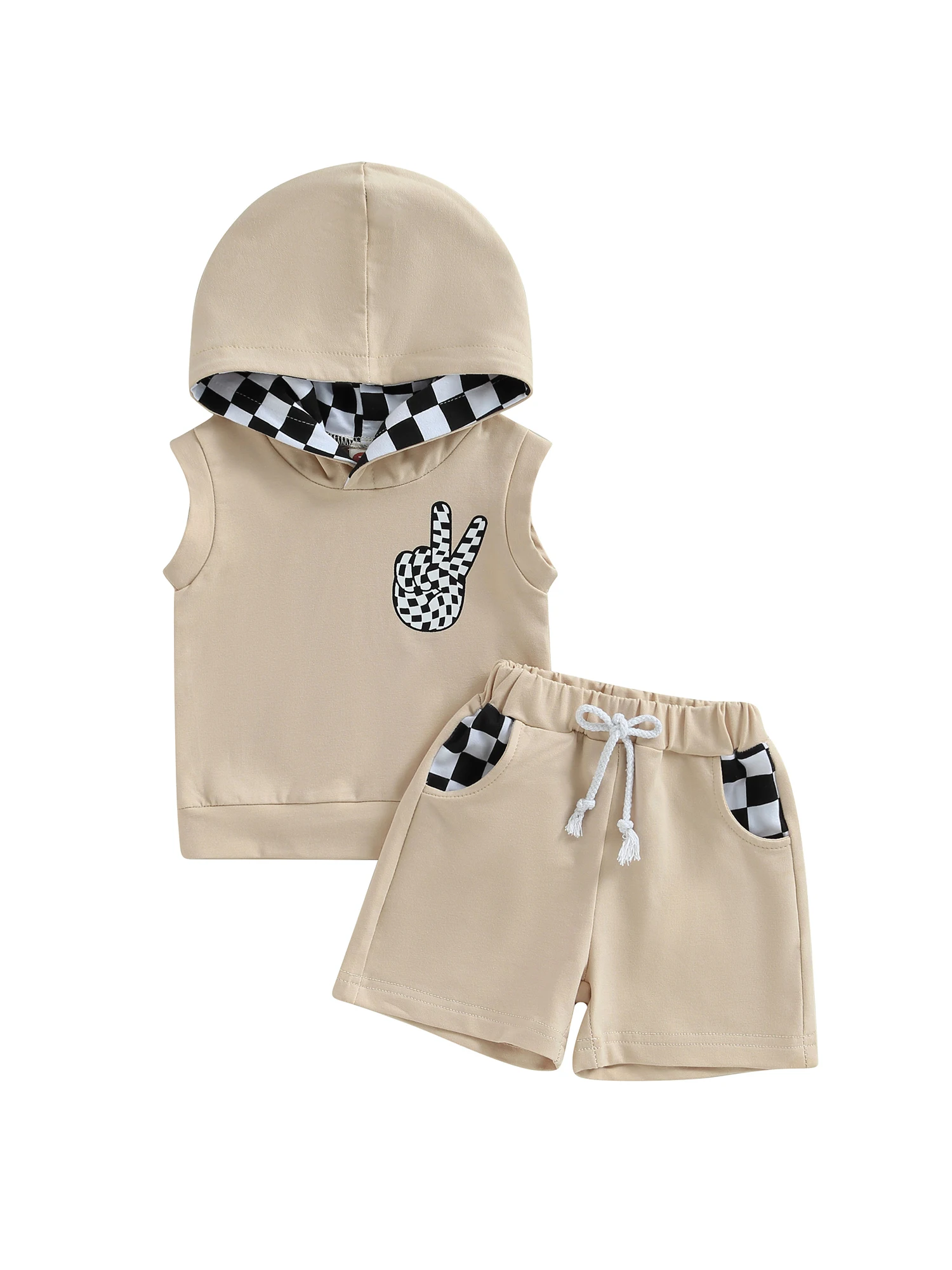 Cute and Comfy Toddler Boy Clothes Set Stylish Baby Boy Outfits with Hooded Tank Tops and Shorts 
Cute and Comfy Toddler Boy Clothes Set Stylish Baby Boy Outfits with Hooded Tank Tops and Shorts