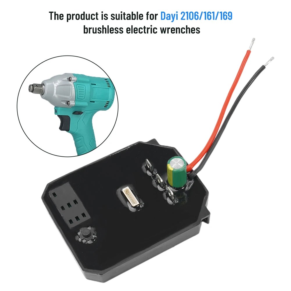 18V 300W 5.2*6.2cm 2106/161/169 Brushless Electric Wrench Switch Drive Board Controller Circuit Workshop Equipment Power Tools
18V 300W 5.2*6.2cm 2106/161/169 Brushless Electric Wrench Switch Drive Board Controller Circuit Workshop Equipment Power Tools